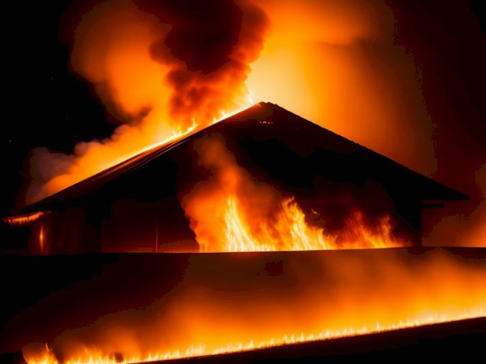 Tragis! Bengkel Mobil di Jakbar Terbakar, Korbannya Merugi Ratusan Juta