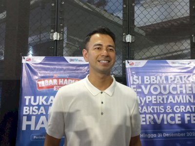 Raffi Ahmad Lawan Desta Lomba Tenis, Rebutkan Piala Bergilir 5.000 Butir Berlian