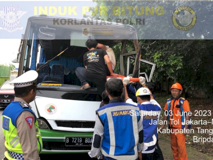 WNA China Tewas dalam Kecelakaan Bus di Tol Jakarta-Tangerang, Sopir Diduga Ngantuk