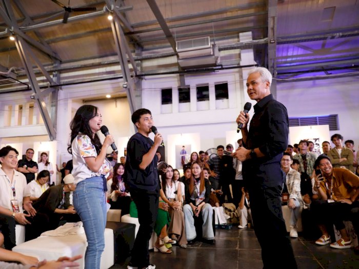 Ganjar Pranowo Beri Contoh Proses Kreatif ke Gen Z dan Milenial di Jakarta