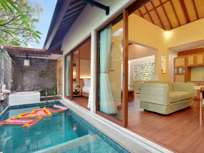 Long Weekend di Bali, Intip Villa dengan Kolam Renang Private Ada Jacuzzi-nya