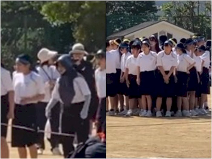 Salut! Pelajar di Jepang Kompak Tutupi Teman yang Muslim saat Lepas Hijab karena Pingsan