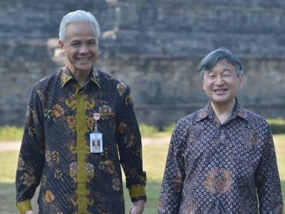 Dampingi Kaisar Jepang ke Borobudur, Ganjar Intip Peluang Jajaki Kerjasama