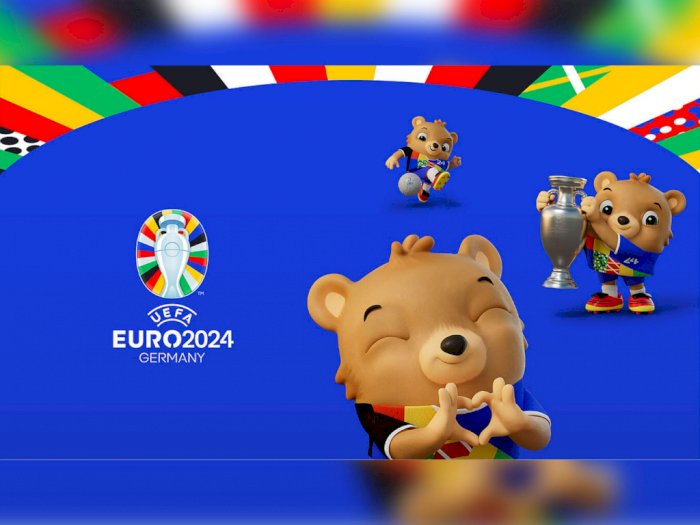 Jerman Perkenalkan Maskot EURO 2024: Berbentuk Beruang Imut dan Lucu