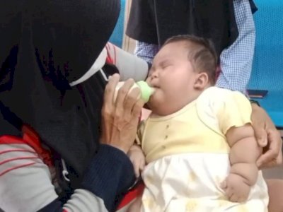 Raisya, Bayi Obesitas Berbobot 15 Kg Mengalami Gangguan Syaraf dan Sulit Beraktivitas 
