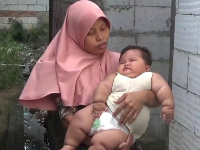 Viral Bayi 7 Bulan di Bekasi Berbobot 15 Kg, Minum 5 Botol Susu hingga Alami Sesak Nafas