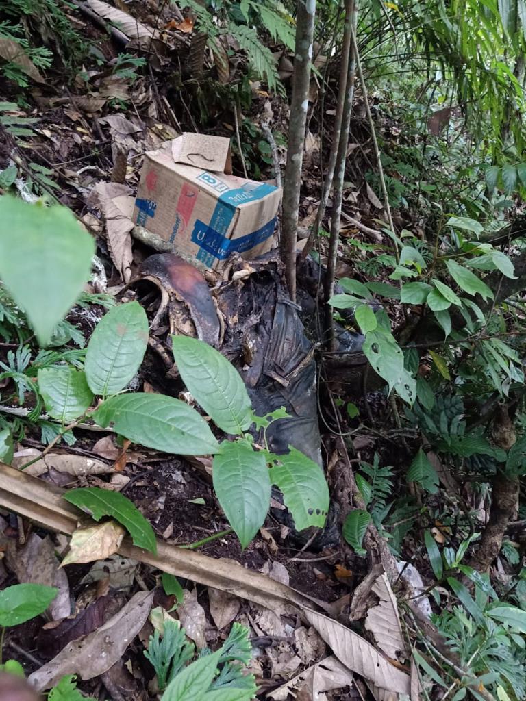 Penemuan dan evakuasi mayat pembunuhan di Desa Tanah Karo. / istimewa Penemuan dan evakuasi mayat pembunuhan di Desa Tanah Karo. / istimewa