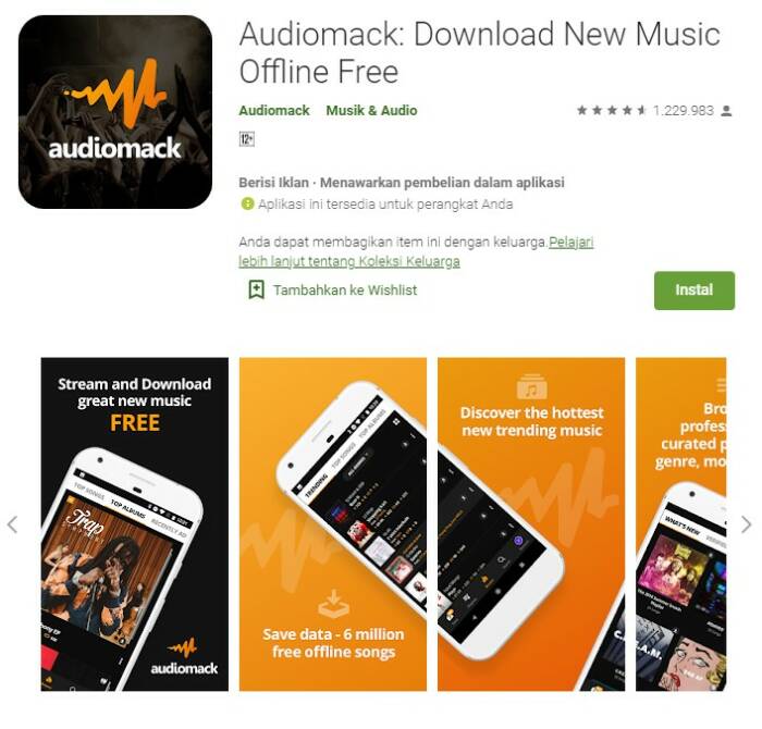 photo/playstore audiomack