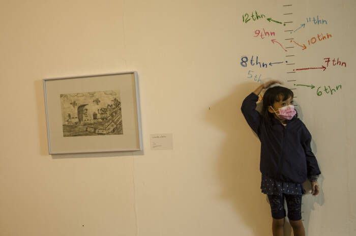 ANTARA FOTO/Novrian Arbi Pameran Anak Berani Melukis di Selasar Sunaryo Art Space