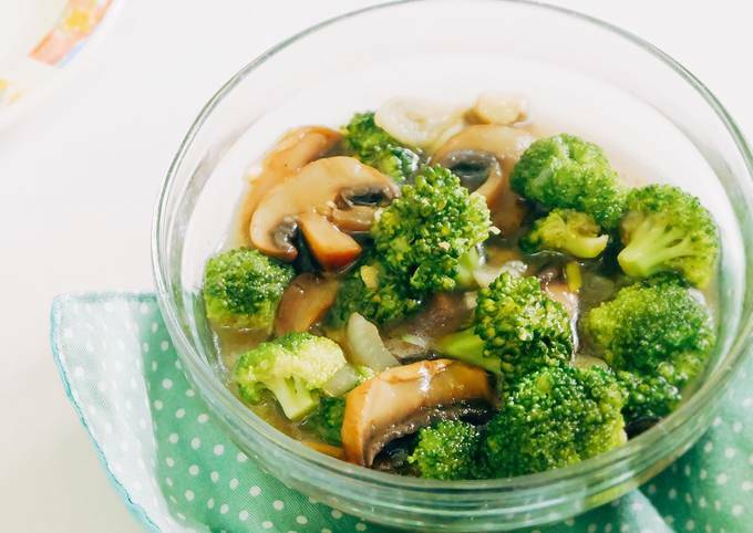 Ilustrasi resep menu diet tumis jamur brokoli (photo/cookpad) resep menu diet