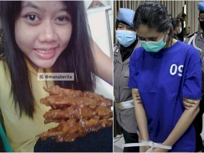 Nani Aprilliani Nurjaman, wanita pengirim sate sianida di Bantul. (Instagram Manaberita) sate sianida, sate beracun, sianida, wanita racun polisi salah sasaran,