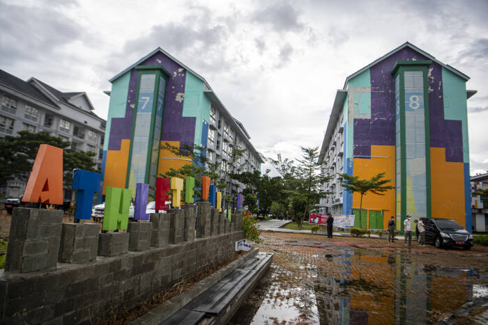 ANTARA FOTO/Nova Wahyudi Pemerintah Provinsi Sumatera Selatan mejadikan wisma atlet tower 8, Jakabaring Sport City (JSC) sebagai tempat isolasi dan pengobatan pasien COVID-19