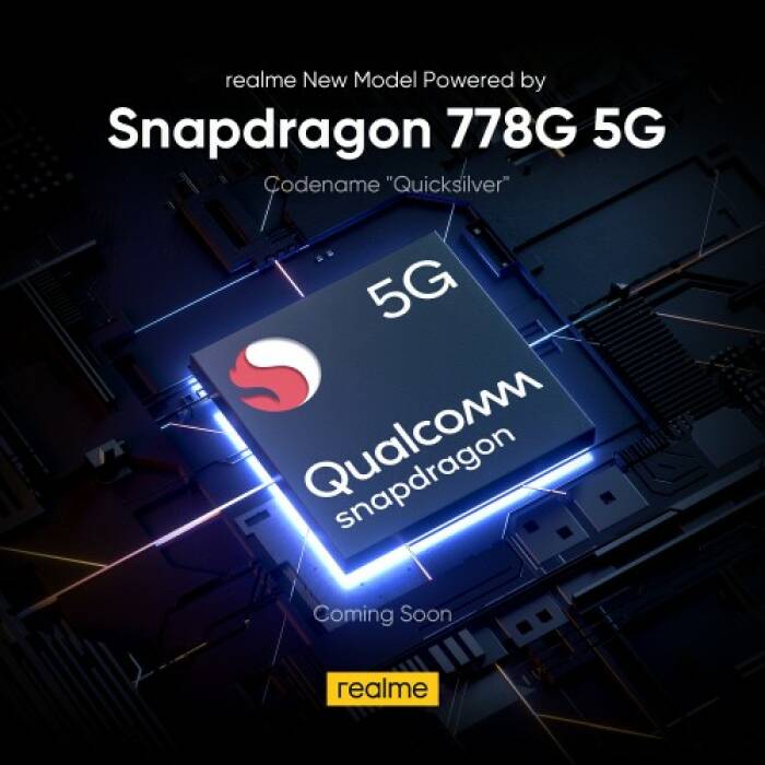 Teaser smartphone baru Realme dengan Snapdragon 778G 5G