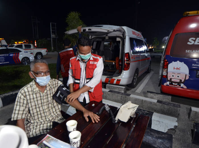 ANTARA FOTO/Ardiansyah OPERASI MICROSLEEP RUAS TOL LAMPUNG