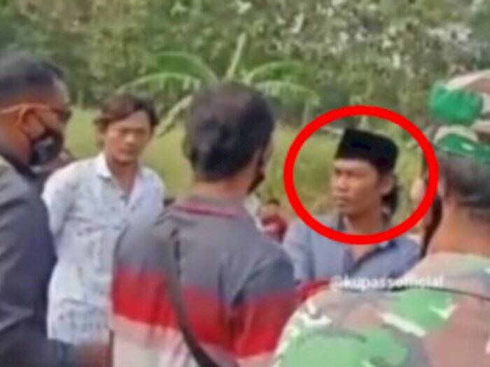 Tangkapan layar video warga menolak jenazah purnawirawan TNI di Gunungkidul. (instagram) ist