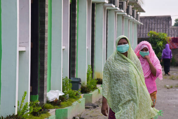 ANTARA FOTO/Fransisco Carolio IMIGRAN ROHINGYA JALANI ISOLASI DI MEDAN