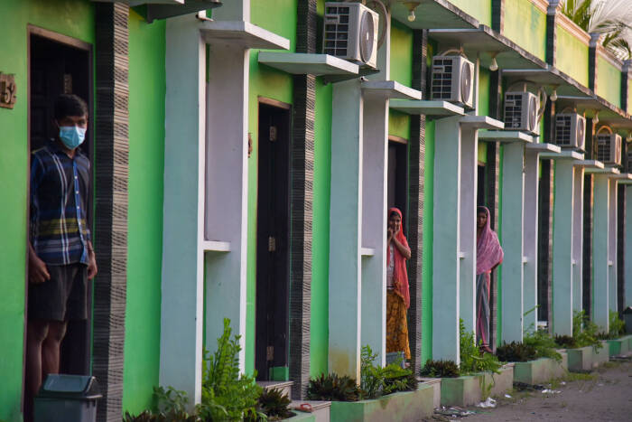 ANTARA FOTO/Fransisco Carolio IMIGRAN ROHINGYA JALANI ISOLASI DI MEDAN