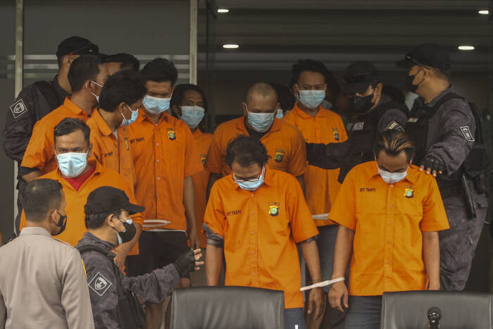 ANTARA FOTO/Asprilla Dwi Adha RILIS PREMANISME DI TANJUNG PRIOK
