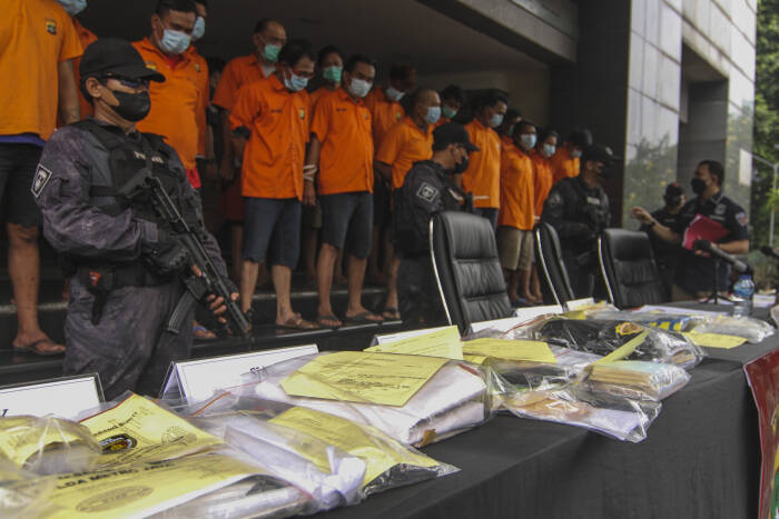 ANTARA FOTO/Asprilla Dwi Adha RILIS PREMANISME DI TANJUNG PRIOK