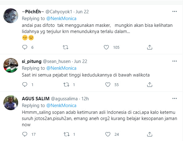 Komentar netizen. ist