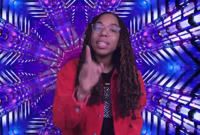 Rapper Muda Asal Amerika, Myia Thornton. (Youtube). Rapper Muda Asal Amerika, Myia Thornton.