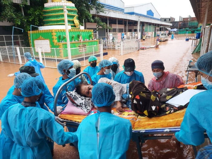 Banjir membuat Myanmar semakin terpukul. (REUTERS) Banjir membuat Myanmar semakin terpukul