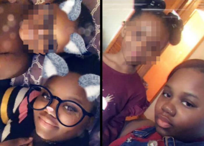 Dachelle bersama dua anaknya (The Sun) Dachelle Johnson bersama dua anaknya