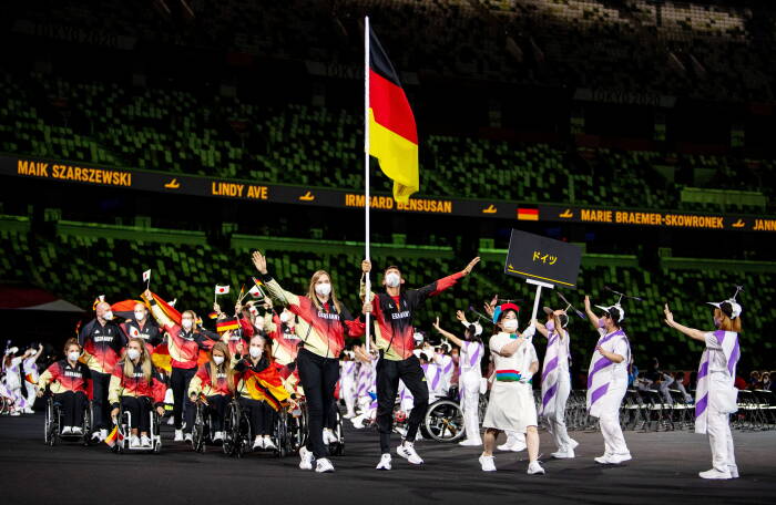 REUTERS/Joel Marklund/OIS/Handout Upacara Pembukaan Paralimpiade Tokyo 2020