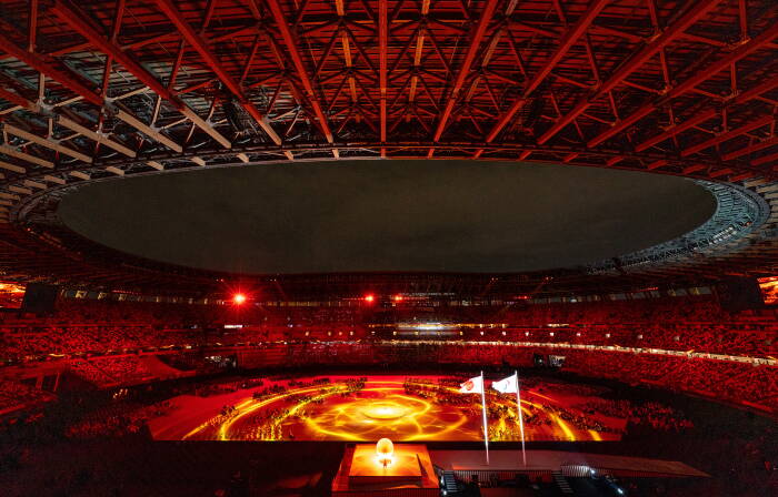 REUTERS/Joe Toth/OIS/Handout Upacara Pembukaan Paralimpiade Tokyo 2020