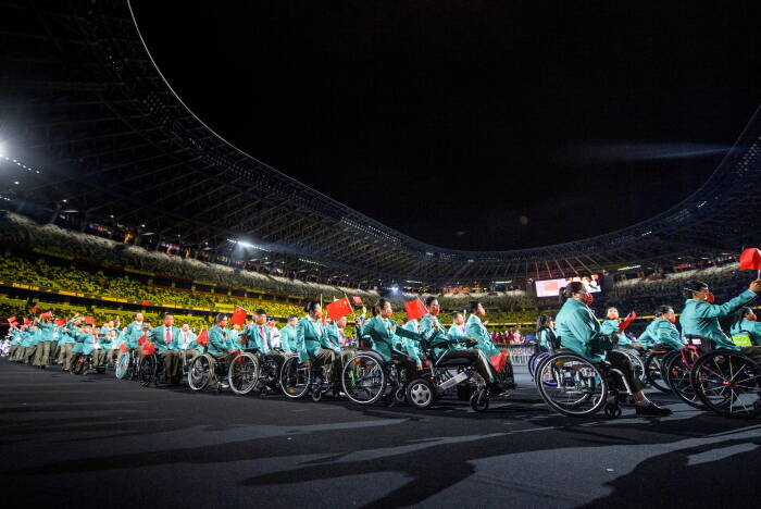 REUTERS/Joel Marklund/OIS/Handout Upacara Pembukaan Paralimpiade Tokyo 2020