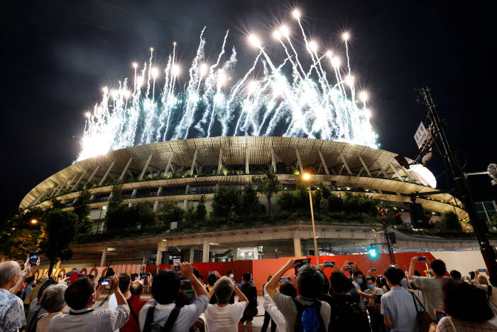 REUTERS/Issei Kato Upacara Pembukaan Paralimpiade Tokyo 2020