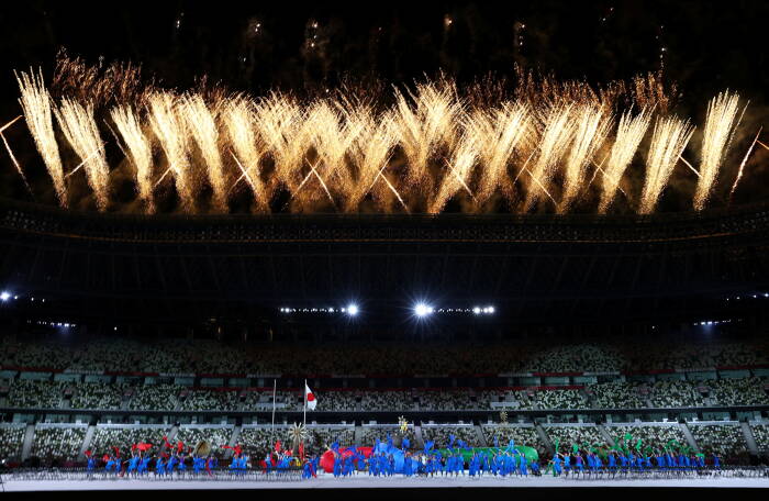 REUTERS/Athit Perawongmetha Upacara Pembukaan Paralimpiade Tokyo 2020