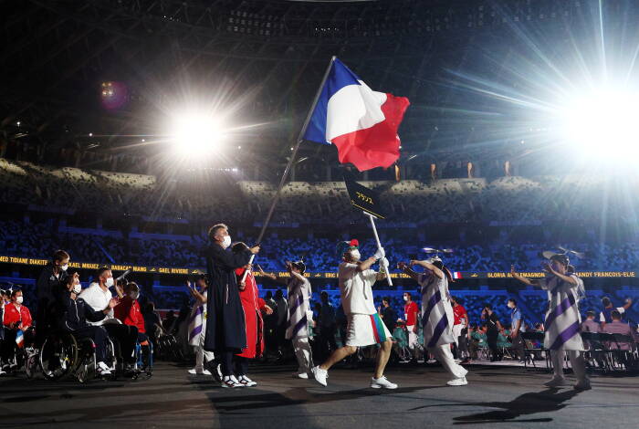 REUTERS/Lisi Niesner Upacara Pembukaan Paralimpiade Tokyo 2020