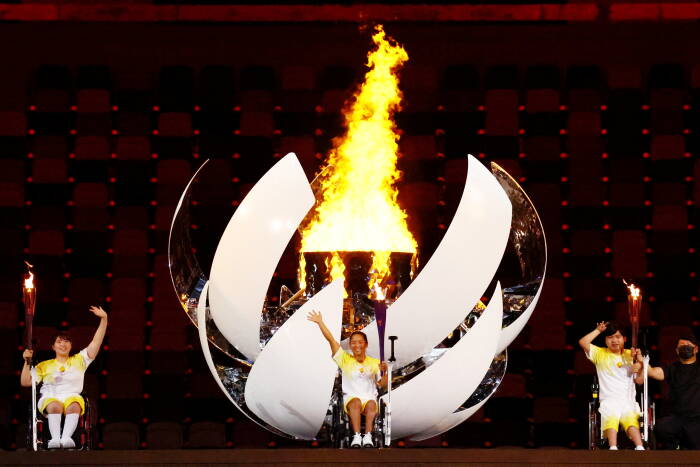 REUTERS/Athit Perawongmetha Upacara Pembukaan Paralimpiade Tokyo 2020