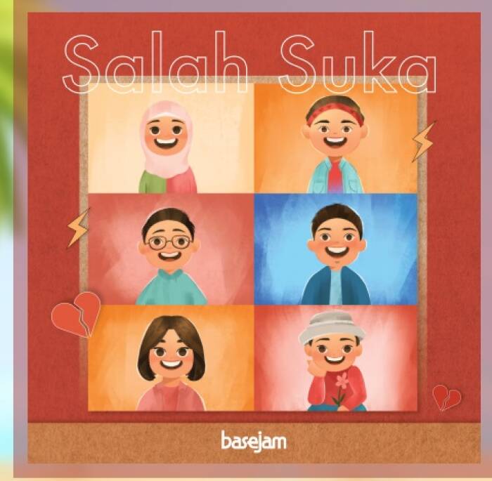 Art cover single Salah Suka dari Base Jam. (Istimewa).