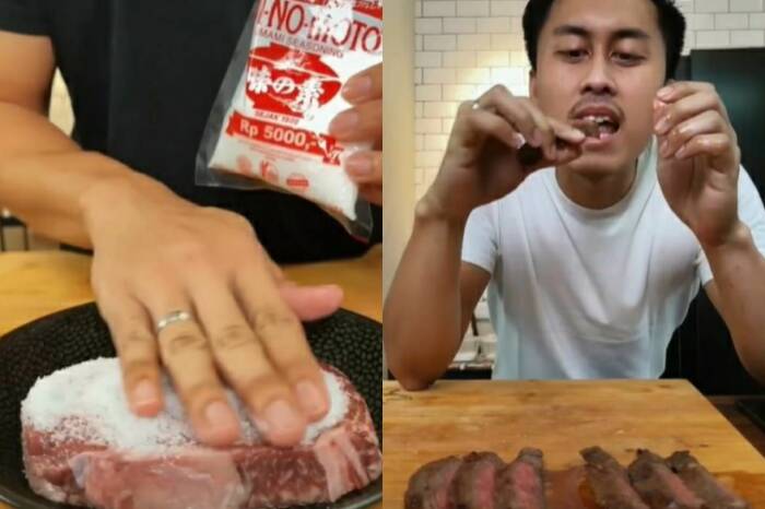 Kreasi steak unik ala Dims The Meat Guy (TikTok /@dimsthemeatguy)