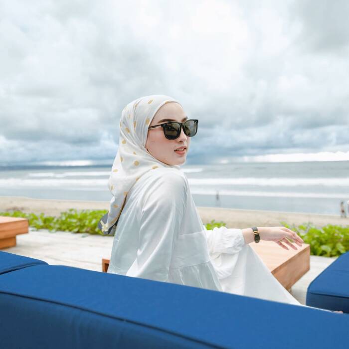 gaya hijab Dinan Nurfajrina