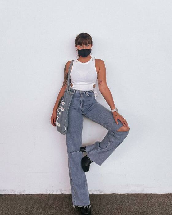 outfit simpel ala awkarin yang bisa jadi inspirasi