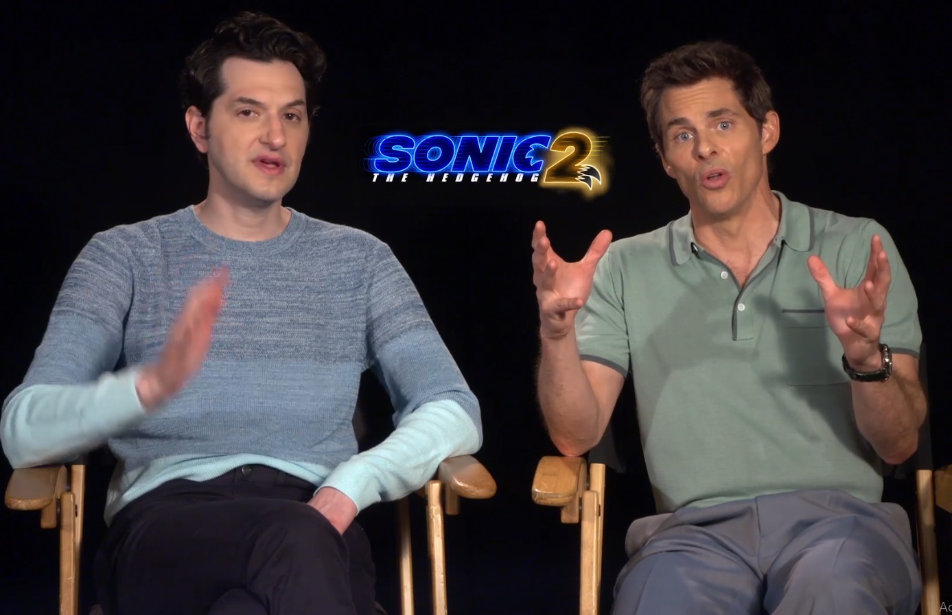 Ben Schwartz sindir James Marsden yang selalu membawa X-Men dalam setiap wawancara Sonic 2. (INDOZONE).