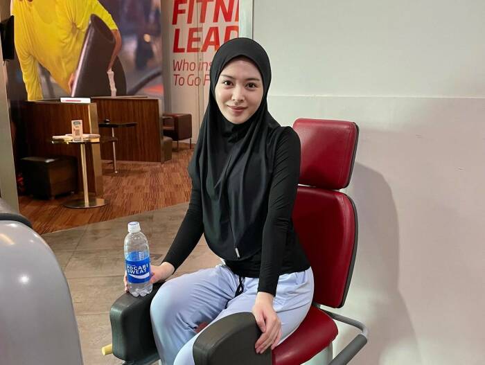 potret terbaru selebgram korea mualaf ayana moon