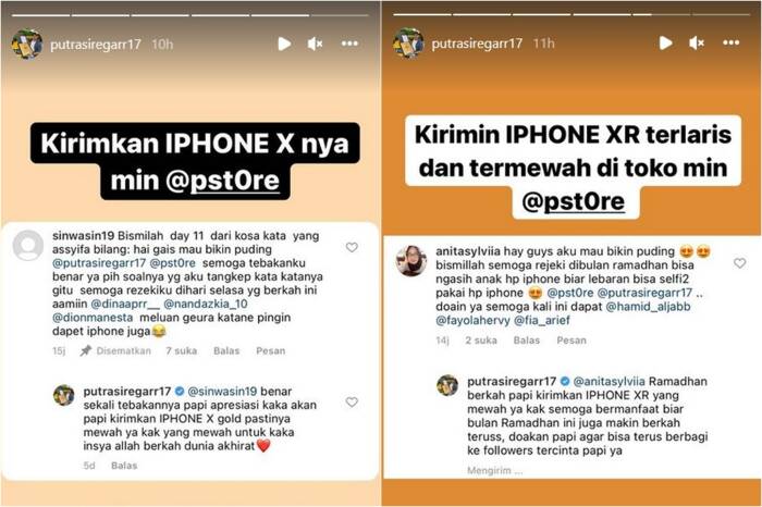 Putra Siregar bagi-bagi iPhone gratis sebelum jadi tersangka