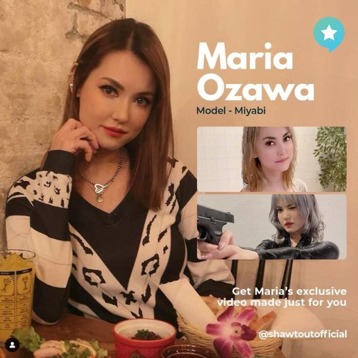 Flyer yang dipajang Maria Ozawa di akun Instagramnya. (Foto/Instagram/maria.ozawa0108)