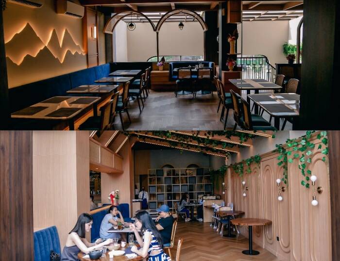 Lantai1 dan 2 di Zoku Dine & Bar PIK