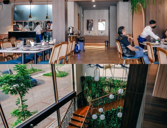 Suasana di lantai 1 dan 2 Zoku Dine & Bar PIK