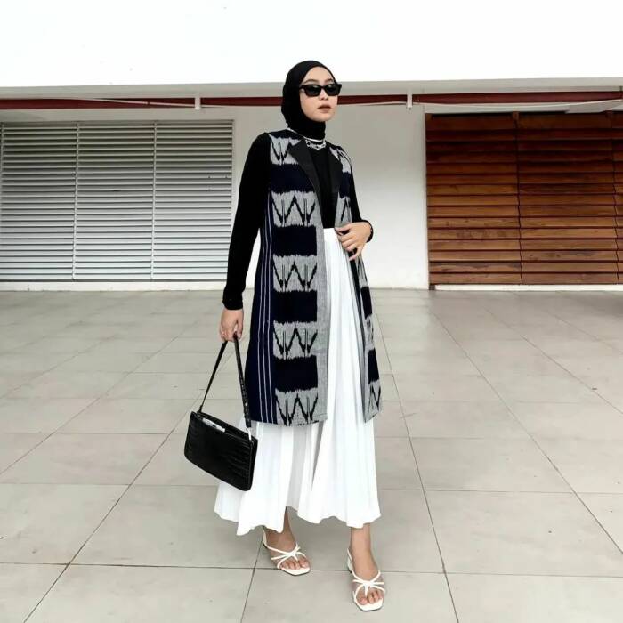 outfit kondangan hijab