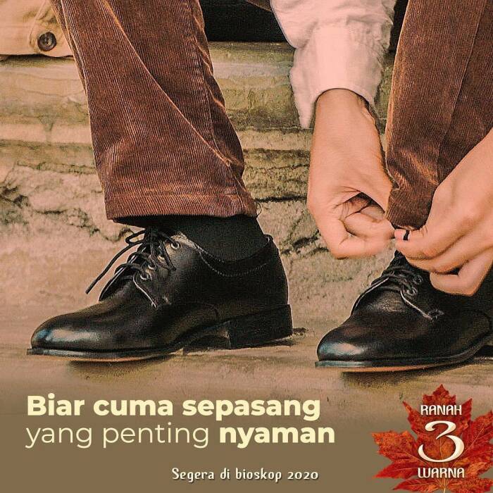 Ranah 3 Warna sepatu. (Instagram/@ranah3warna.movie).