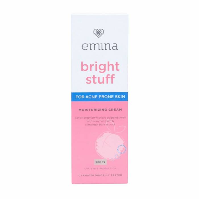 Emina Bright Stuff for Acne Prone Skin Moisturizing Cream yang cocok untuk kulit berminyak (lazada.co.id) moisturizer yang cocok untuk kulit berminyak
