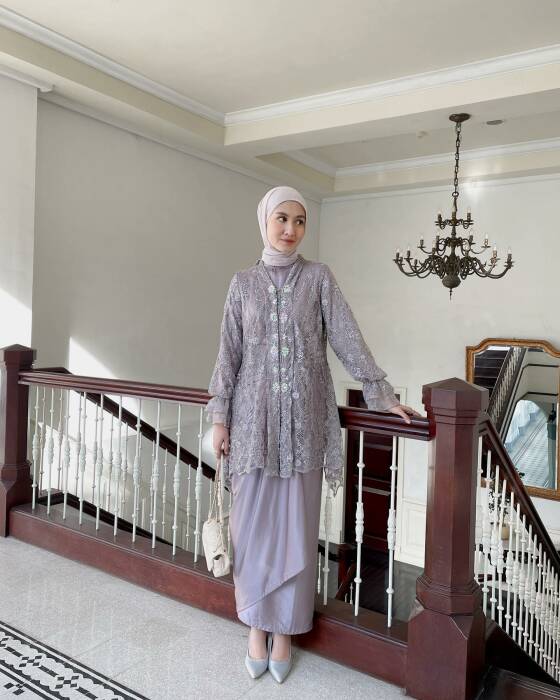 model kebaya modern simple hijab