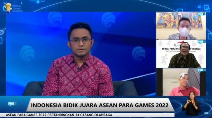 Diskusi Forum Merdeka Barat 9 (FMB9) (Tangkapan Layar Youtube FMB9) Asean Para Games