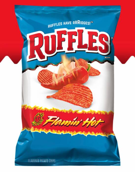 Ruffles Flamin Hot Potato